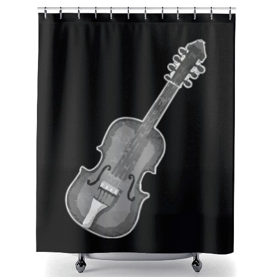 A Classic Guitar Shower Curtains