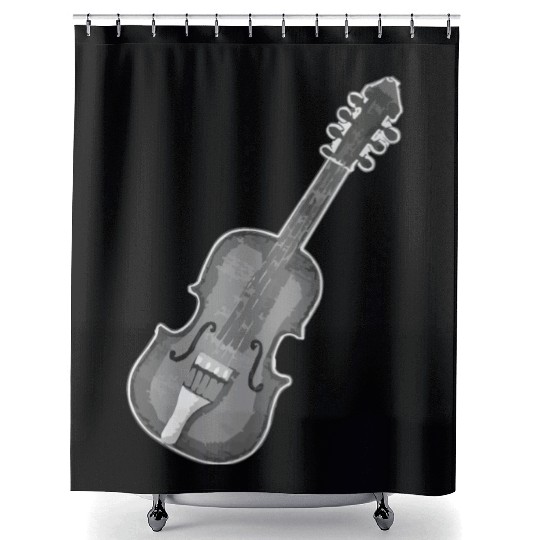 A Classic Guitar Shower Curtains