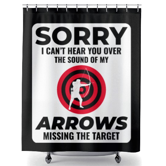 Archery Targets Archer Bullseye Shooting Sport Shower Curtains