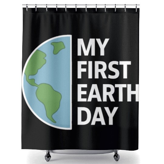 Earth Day Celebration for the First Time Shower Curtains