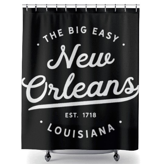 New Orleans Louisiana Big Easy NOLA Shower Curtains
