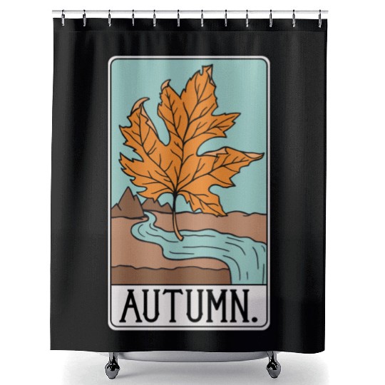The Autumn - Tarot Card Shower Curtains