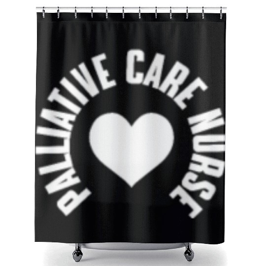 Palliative Care Nurse Pocket Shower Curtains