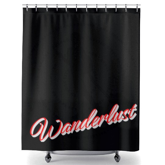 Wanderlust Solo Travel Shower Curtains