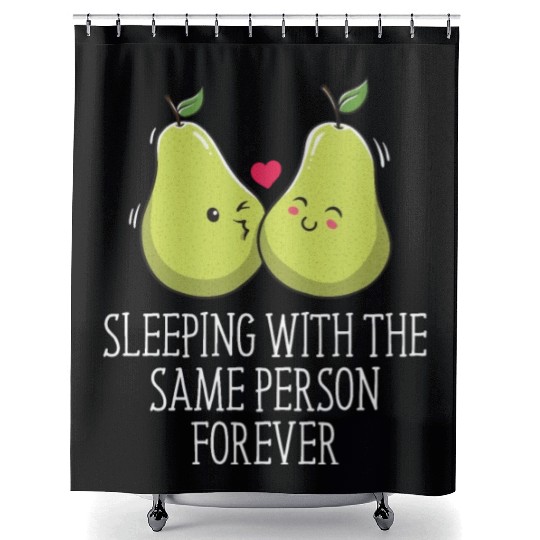 Sleeping With The Same Person Marriage Wedding Mar Shower Curtains
