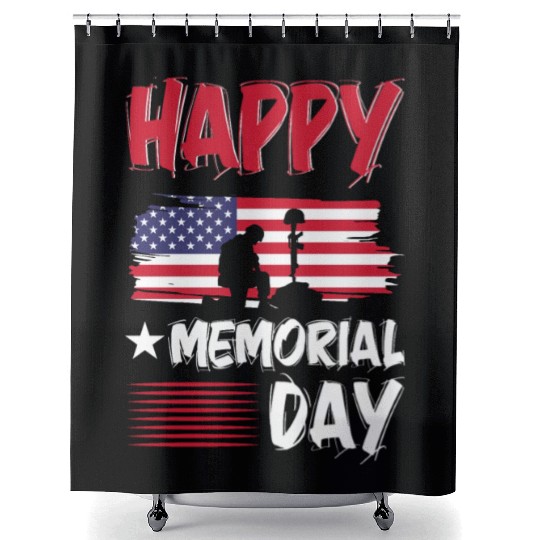 Memorial day Shower Curtains