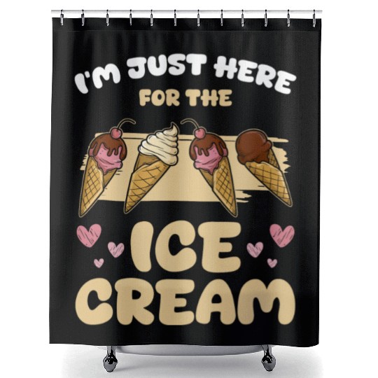 Ice Sweets Ice Cream Shower Curtains