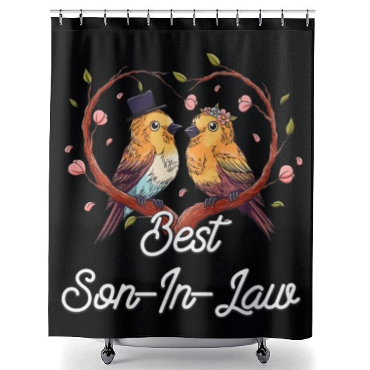 Best Son In Law Groom Funny Husband To Be Humor We Shower Curtains