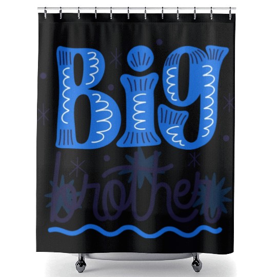 Brother means loves! Brother day Shower Curtains