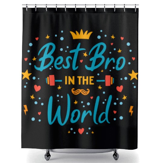 Brother means loves! Brother day Shower Curtains