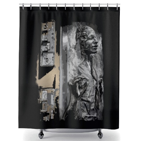 Han Solo Captured Shower Curtains