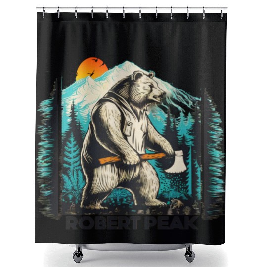 Wild Fun: Grizzly Bears & Funny Moments in Nature Shower Curtains