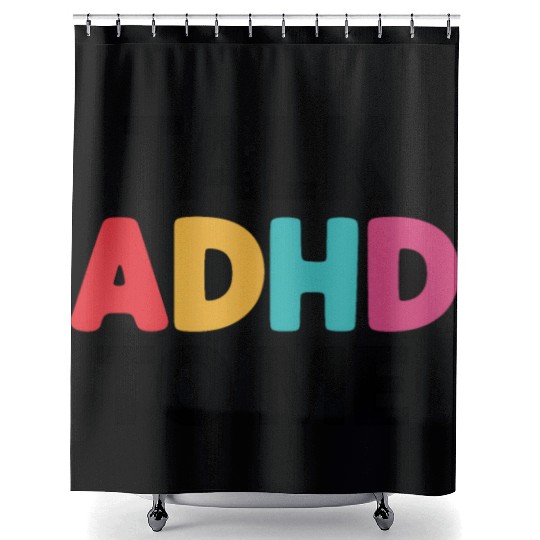 Embrace Neurodiversity Celebrate Adhd Awareness Shower Curtains