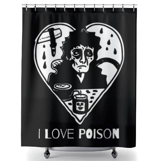 Sarcasm Horror: I Love Poison Shower Curtains