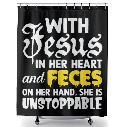 Cringe Jesus Meme Oddly Specific Stupid Funny Shower Curtains