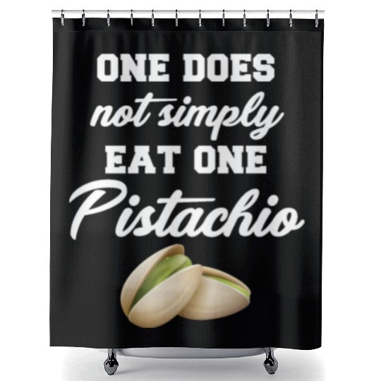 One Does Not Simply Eat One Pistachios Ice-Cream Shower Curtains