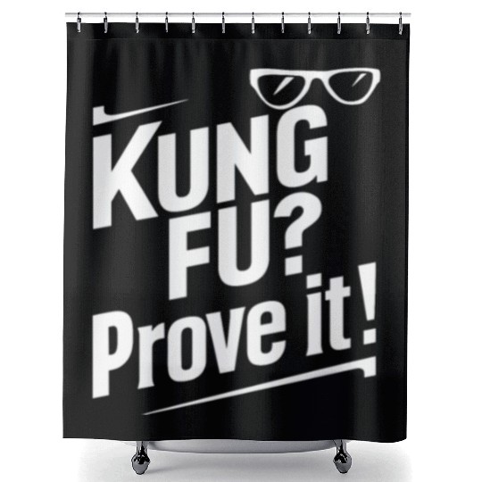 Kung Fu Chinese Kung Fu Asian Kung Fu Self defense Shower Curtains