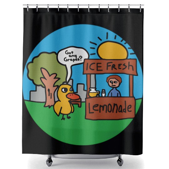 Lemonade Duck Shower Curtains