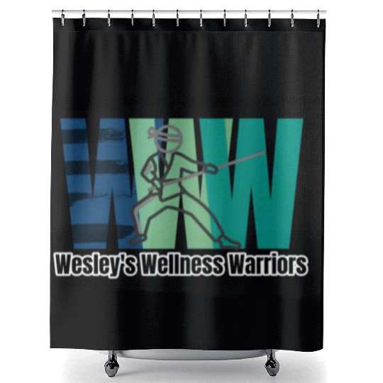 Wesley's Wellness Warriors - First Steps Fundraise Shower Curtains