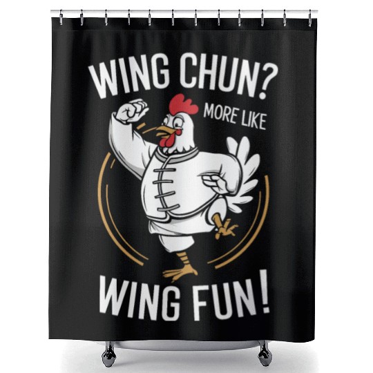 Kung Fu Chinese Kung Fu Asian Kung Fu Self defense Shower Curtains