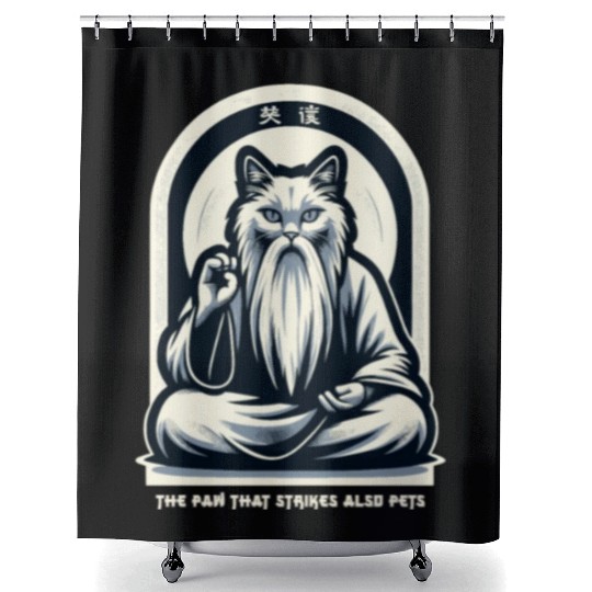 Kung Fu Chinese Kung Fu Asian Kung Fu Self defense Shower Curtains