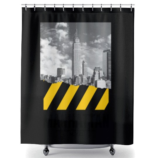 Manhattan NYC Shower Curtains
