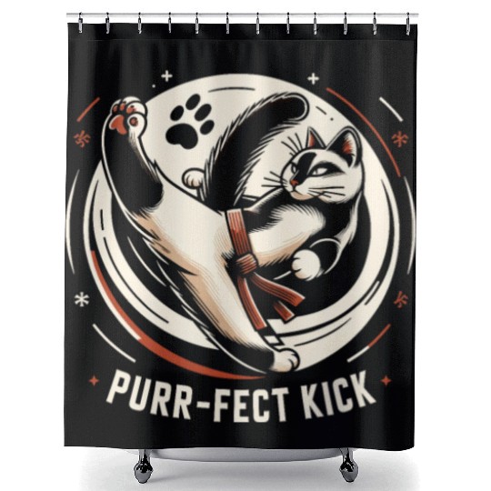 Kung Fu Chinese Kung Fu Asian Kung Fu Self defense Shower Curtains