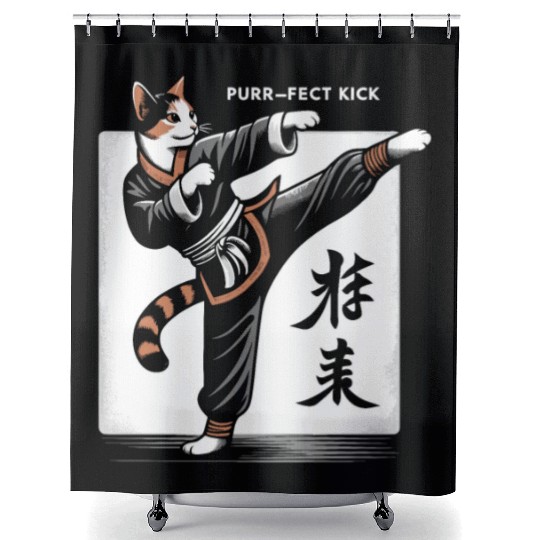 Kung Fu Chinese Kung Fu Asian Kung Fu Self defense Shower Curtains