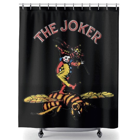 Joker Playing card from Bee Shower Curtains