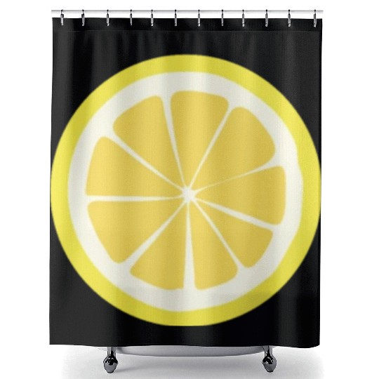 Citrus - Fruits - Orange - Lime - Grapefruit Shower Curtains