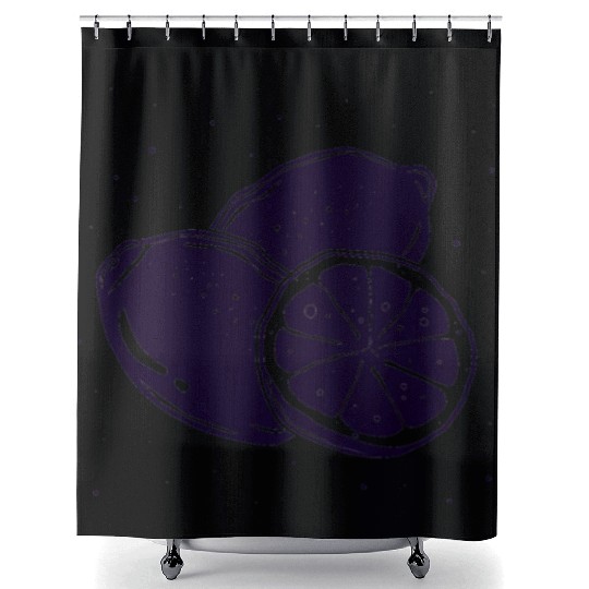 Citrus - Fruit - Orange - Lime - Grapefruit - Lemo Shower Curtains