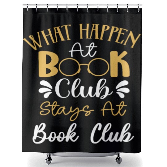 Book Club Friends Read Talk Fun Shower Curtains