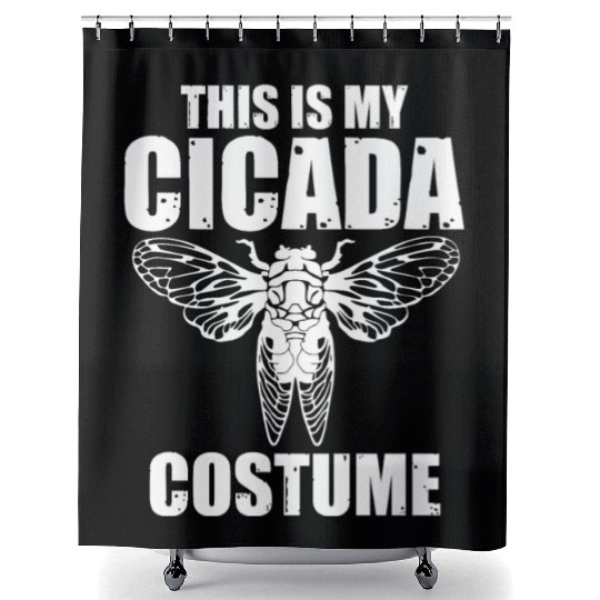 This Is My Cicada Costume, Funny Cicada Invasion Shower Curtains