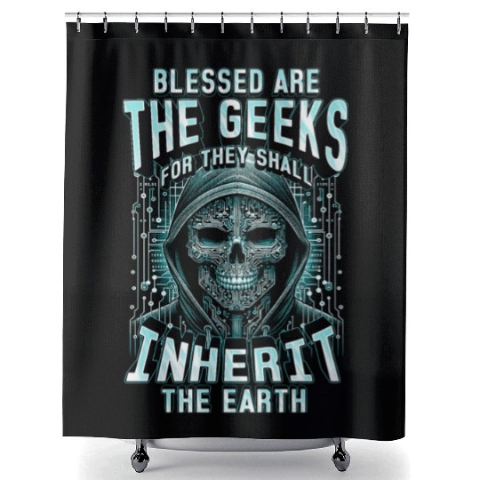 Robotics Engineer Shower Curtains