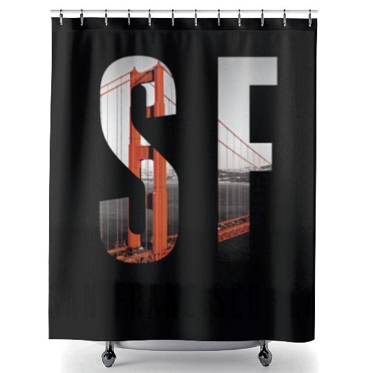 San Francisco CA Shower Curtains