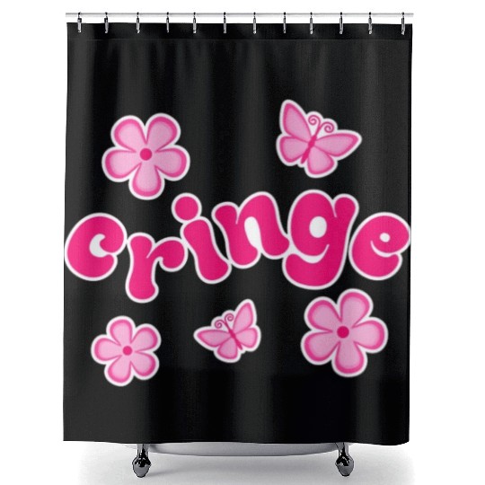 Cringe Shower Curtains