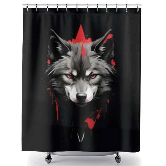 Three Wolf Moon Shower Curtains