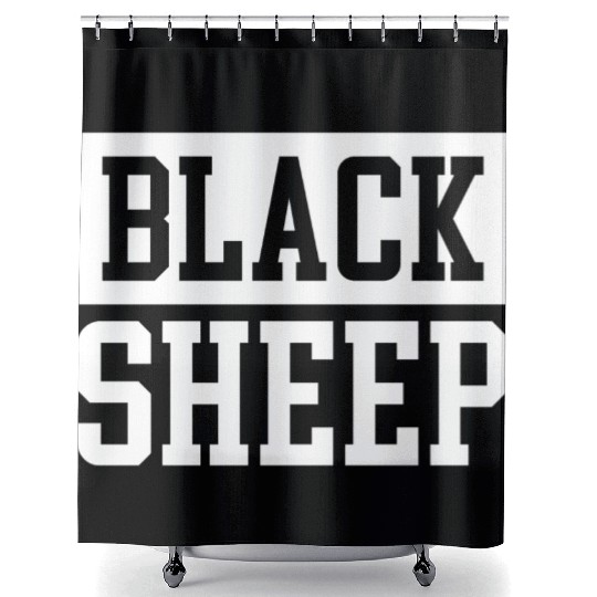 Black Sheep Shower Curtains
