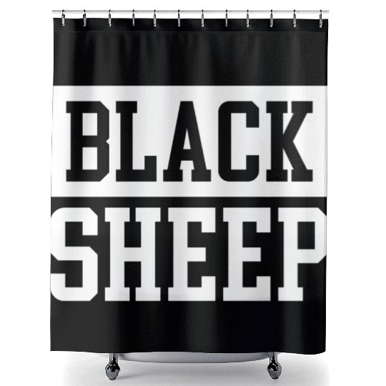 Black Sheep Shower Curtains