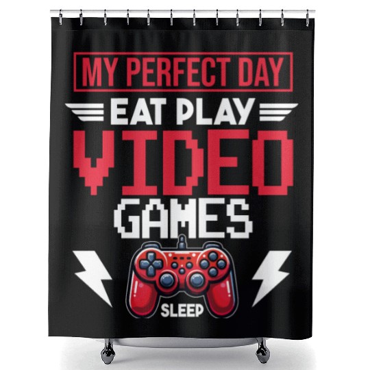 Video Games Shower Curtains