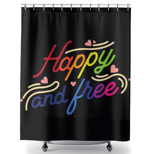 Design Happy and Free Shower Curtains