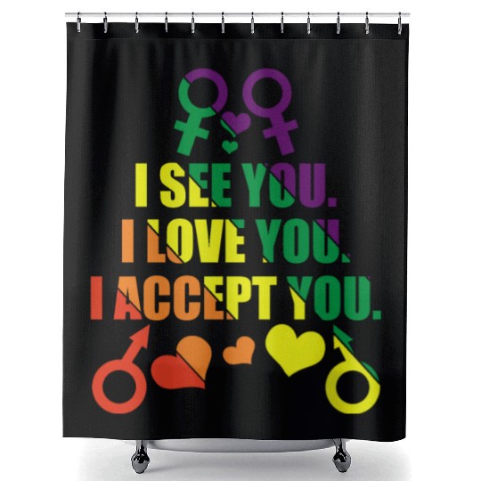 Pride month LGBTQ Shower Curtains