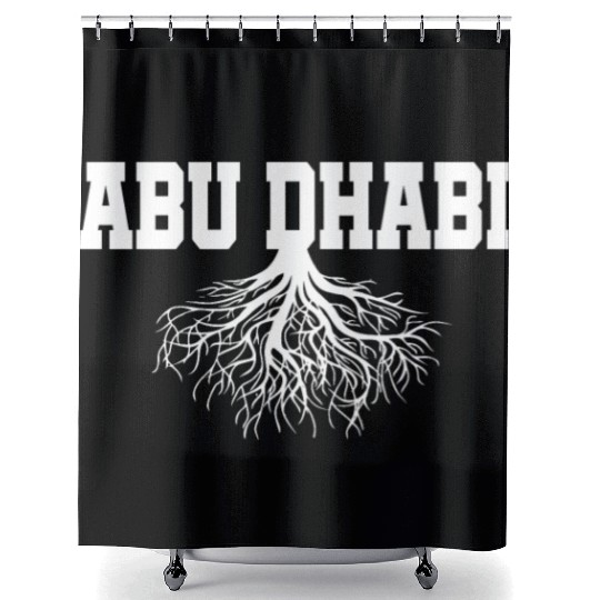 Explore UAE Emirates Abu Dhabi Dubai Design Shower Curtains