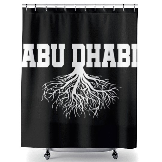 Explore UAE Emirates Abu Dhabi Dubai Design Shower Curtains