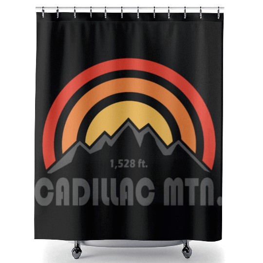 Cadillac Mountain Acadia National Park Shower Curtains