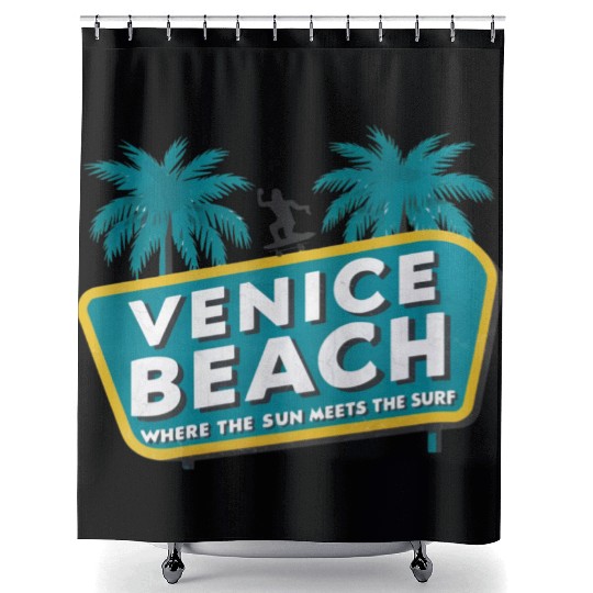 Venice Beach Shower Curtains