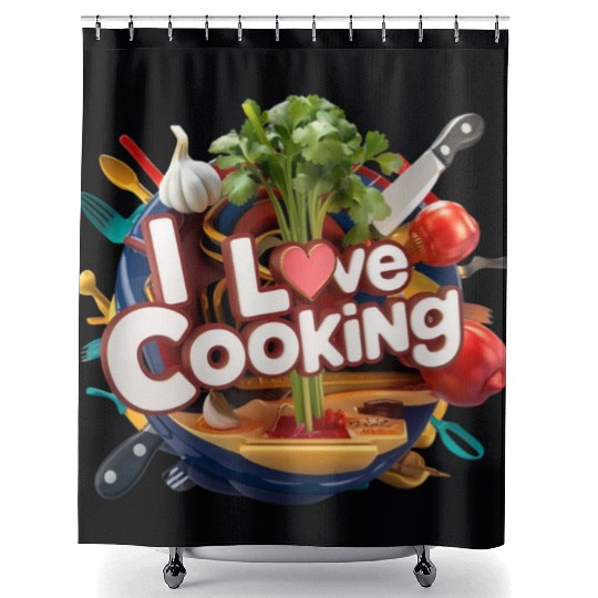 I love cooking beautiful and affordable Shower Curtains