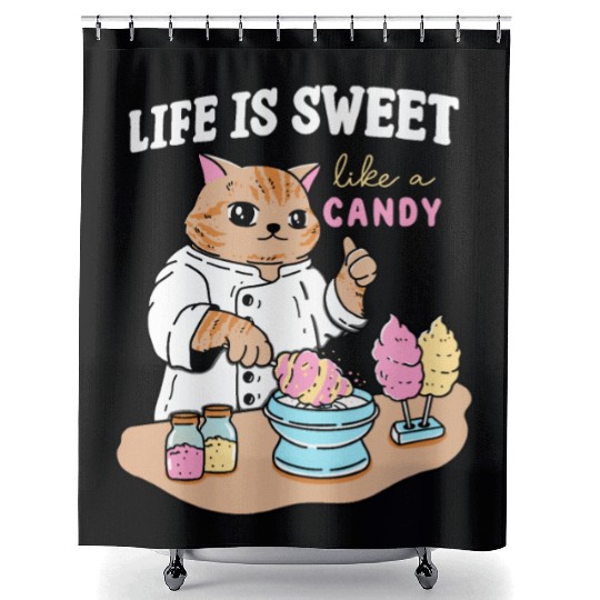 Sweet Life Shower Curtains