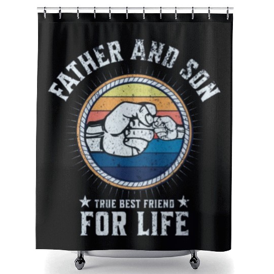 FATHER AND SON Shower Curtains