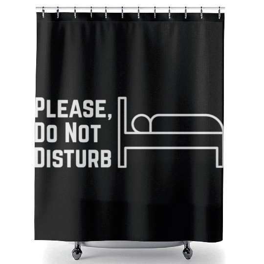 Please, Do not disturb Shower Curtains
